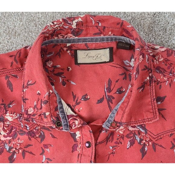 OOAK Magnolia Boho Indie Upcycled Art Jacket Western Country Gypsy Chic Women M - Picture 12 of 16